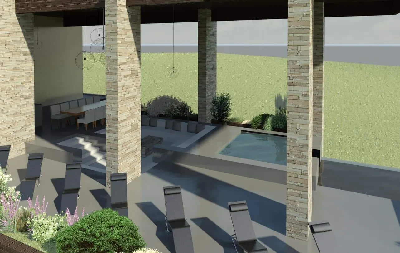 Modern Home in the Floodplain - custom home by Jenkins Design Build Austin TX