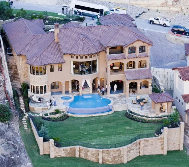 Great Outdoor Entertaining - custom home by Jenkins Design Build Austin TX