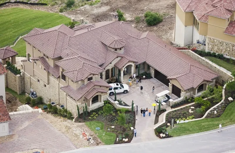Great Outdoor Entertaining - custom home by Jenkins Design Build Austin TX