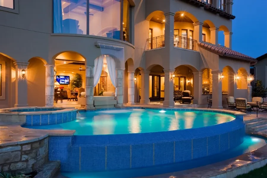 Award-Winning Outdoor Living - custom home by Jenkins Design Build Austin TX