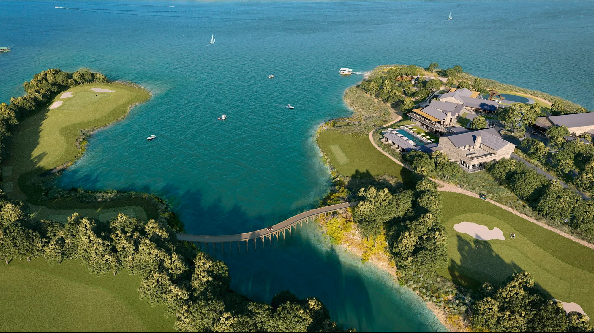 Travis Club homes luxury lakefront custom home development Austin Texas