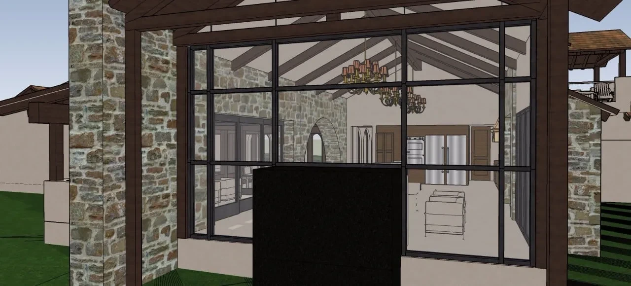 Bella Cortile Design - custom home by Jenkins Design Build Austin TX
