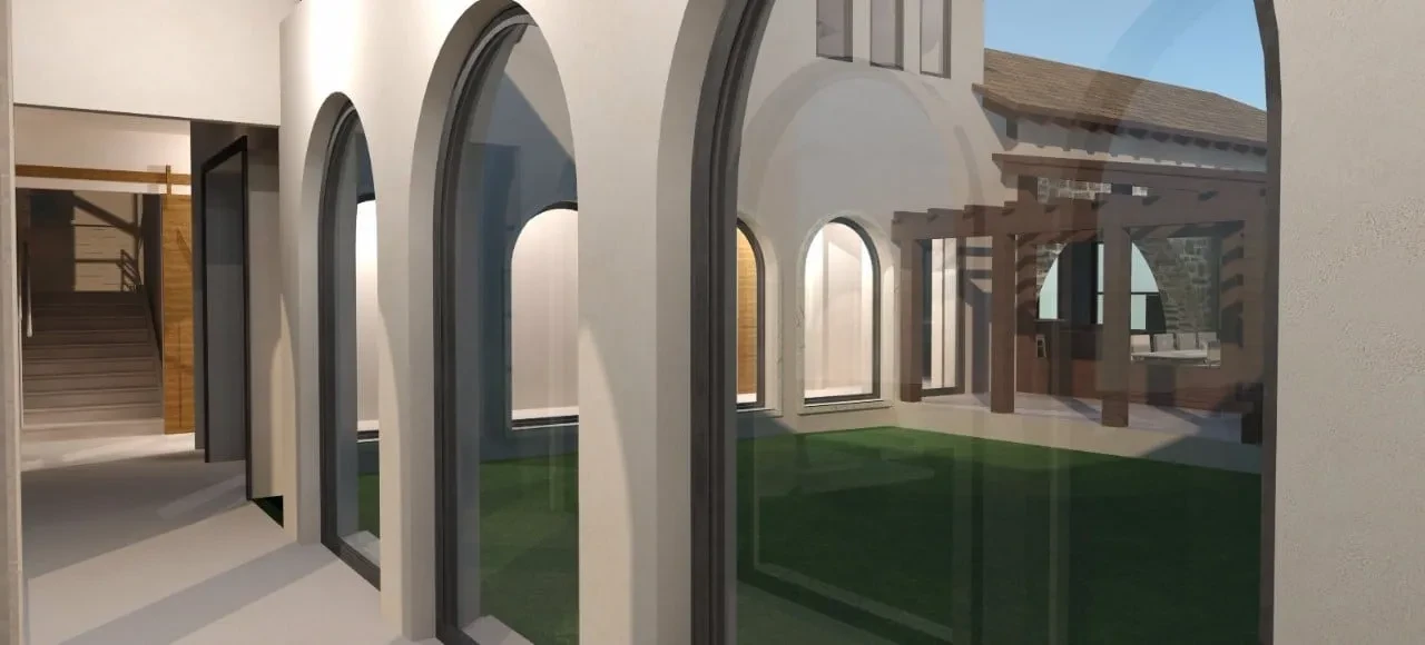 Bella Cortile Design - custom home by Jenkins Design Build Austin TX