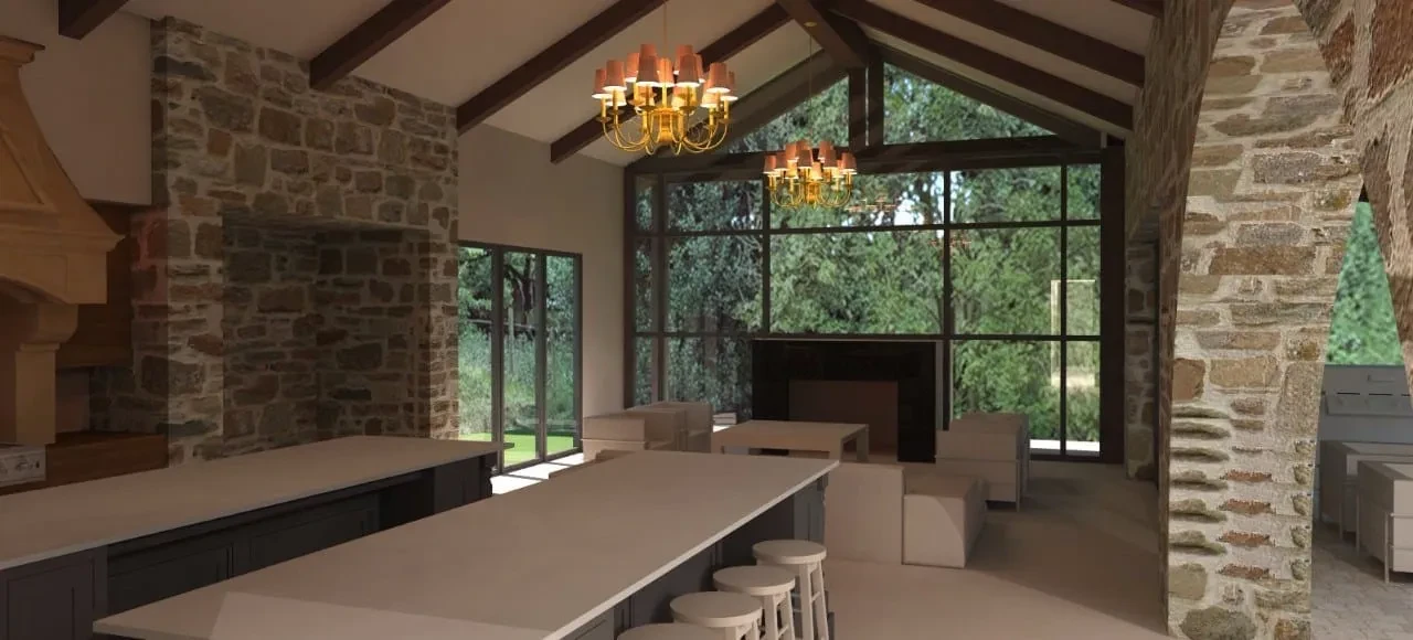 Bella Cortile Design - custom home by Jenkins Design Build Austin TX