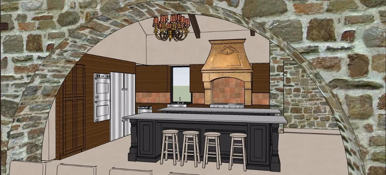 Bella Cortile Design - custom home by Jenkins Design Build Austin TX