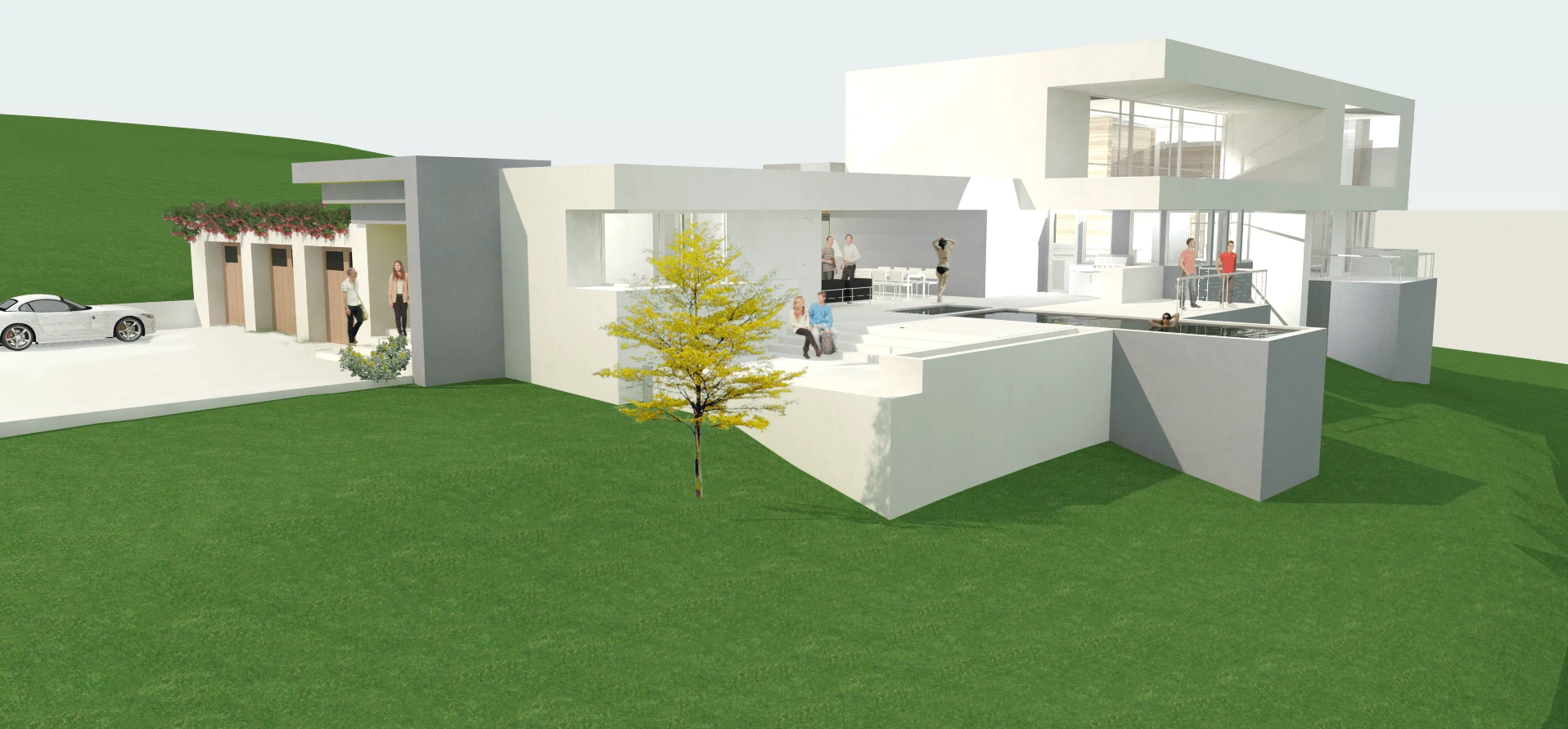 Modern Estate - custom home by Jenkins Design Build Austin TX