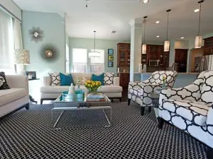 black white and powder blue surprising color combos