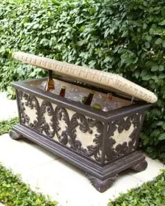 Leaf scroll bench cooler