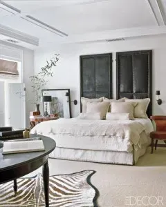 designer bedrooms white zebra