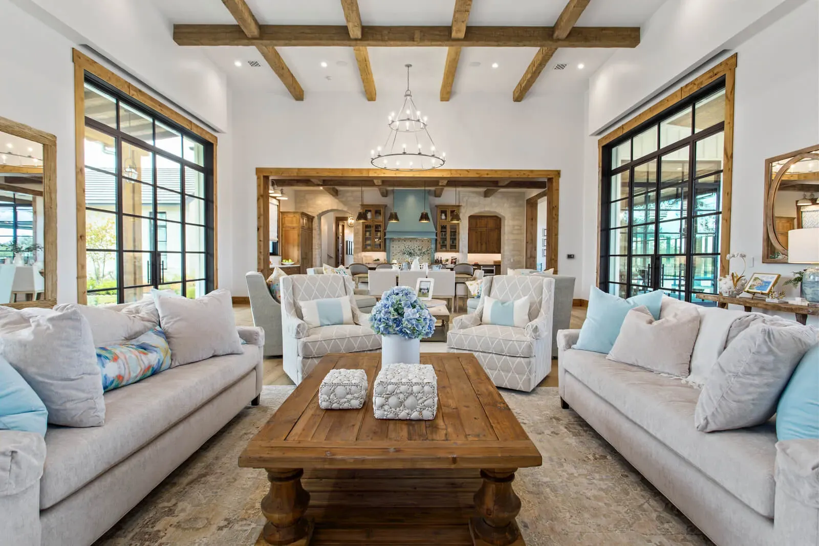 Private luxury retreat home designed by Jenkins Design Build near Austin