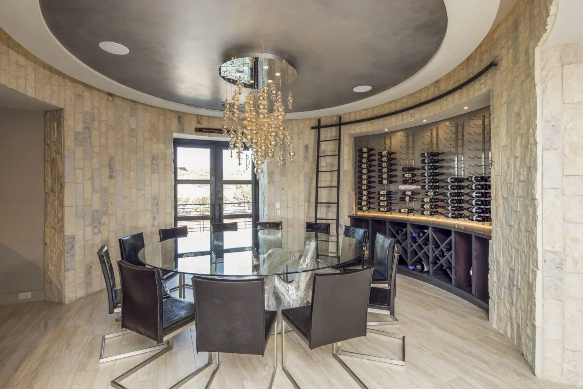 Wine Rooms ' Curated Spaces - custom home by Jenkins Design Build Austin TX