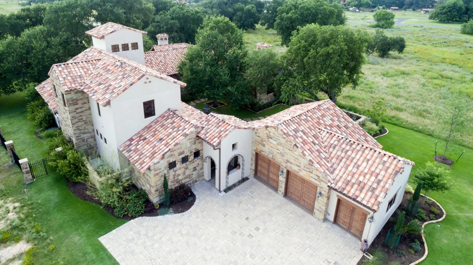 The Courtyard - custom home by Jenkins Design Build Austin TX