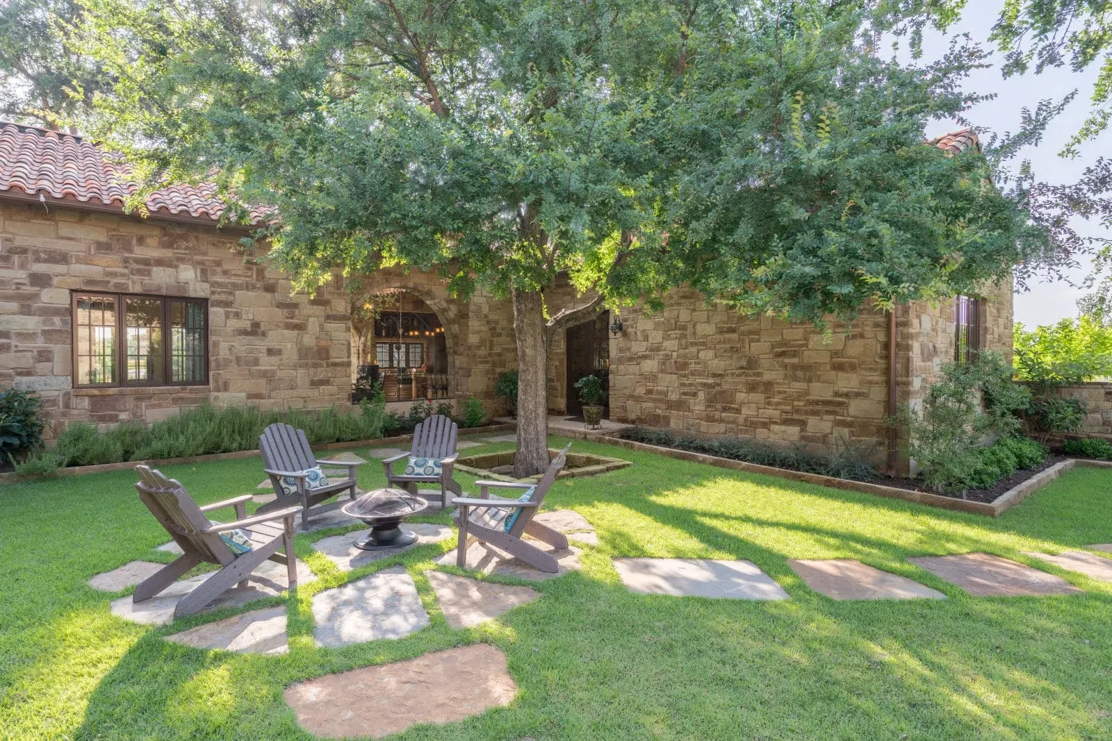 The Courtyard - custom home by Jenkins Design Build Austin TX