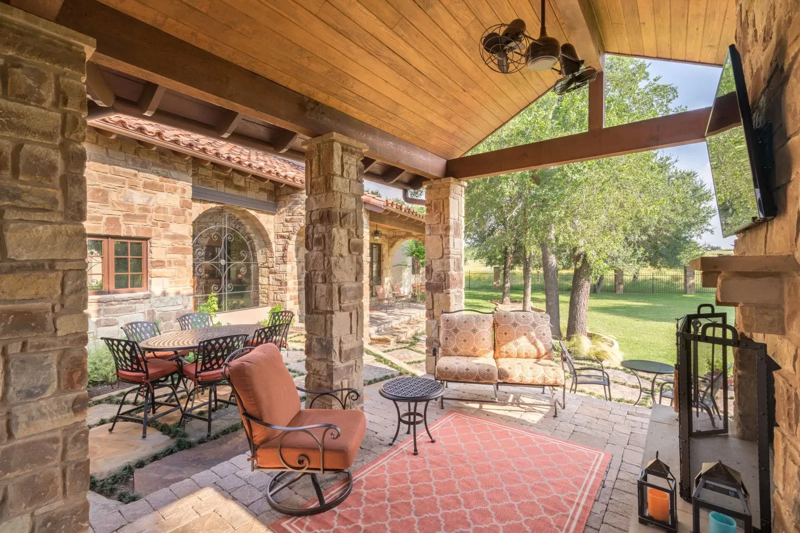 The Courtyard - custom home by Jenkins Design Build Austin TX