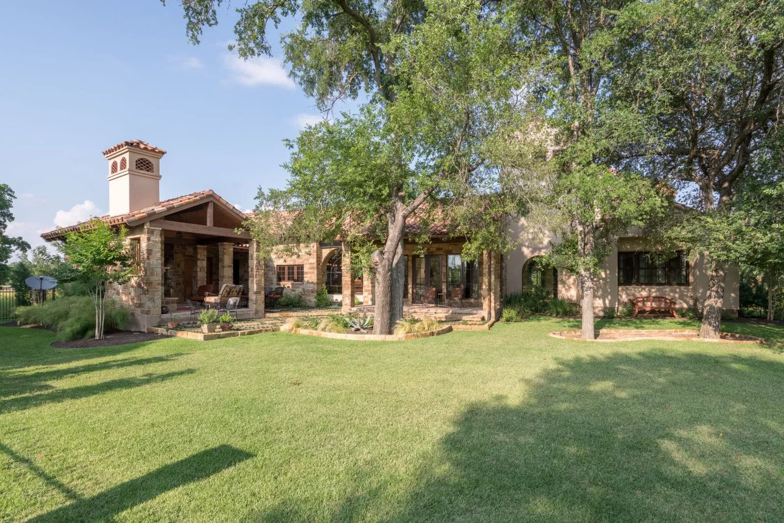 The Courtyard - custom home by Jenkins Design Build Austin TX