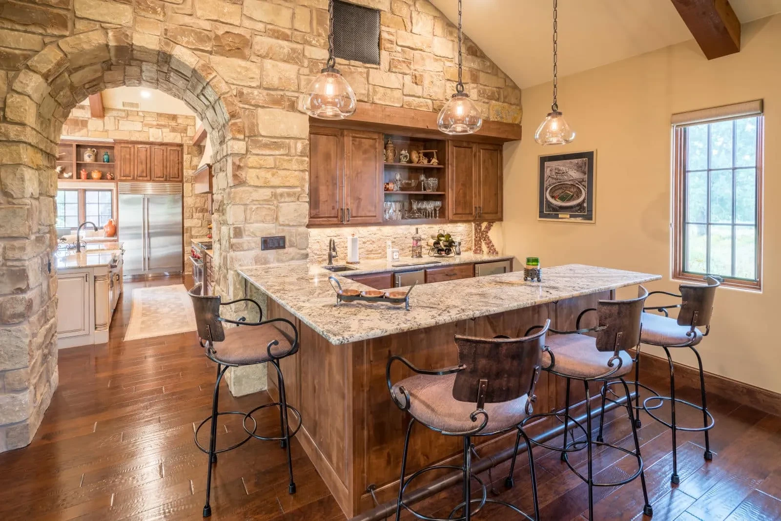 The Courtyard - custom home by Jenkins Design Build Austin TX