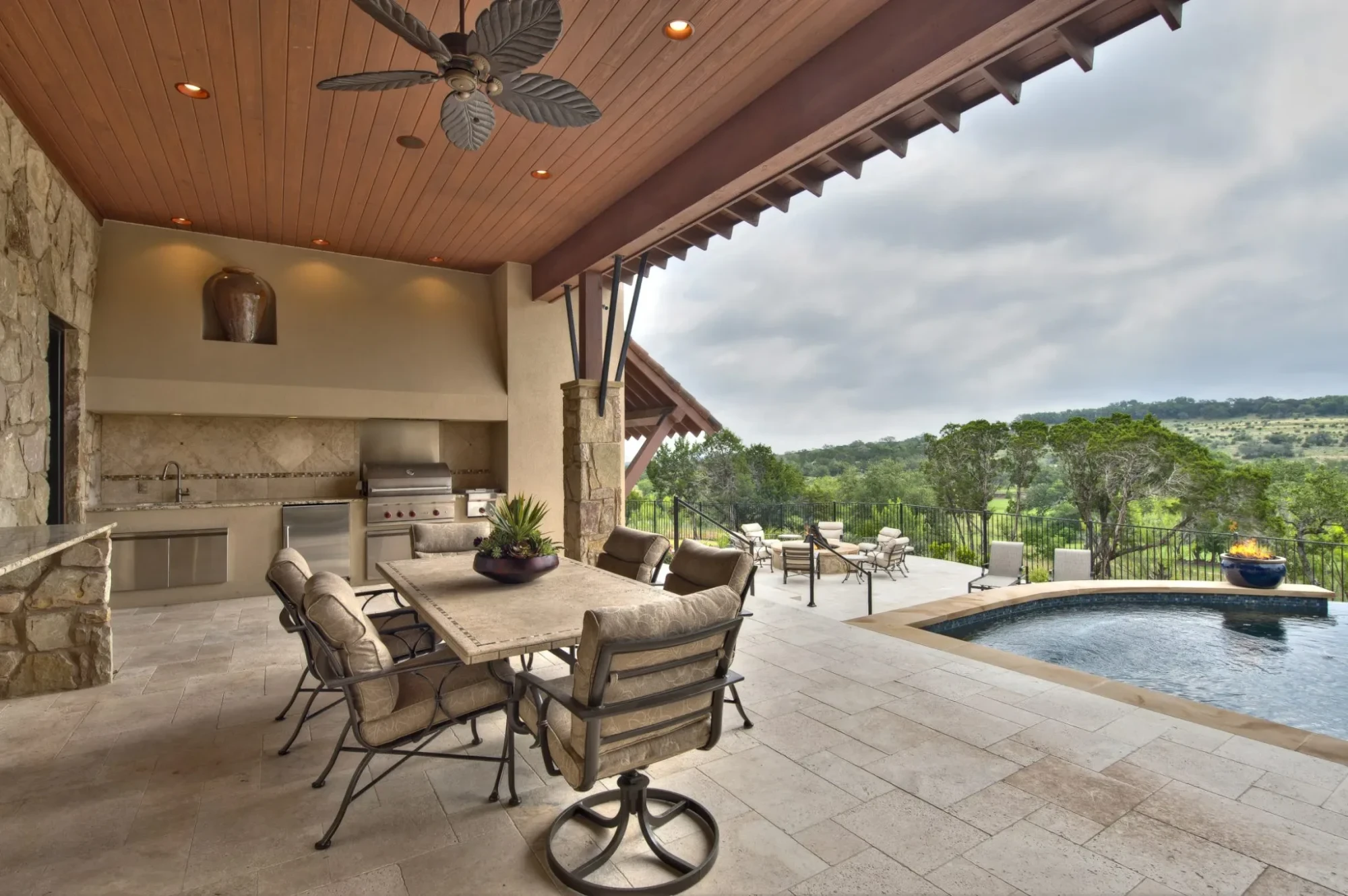 Golf Course Home Spanish Oaks - custom home by Jenkins Design Build Austin TX