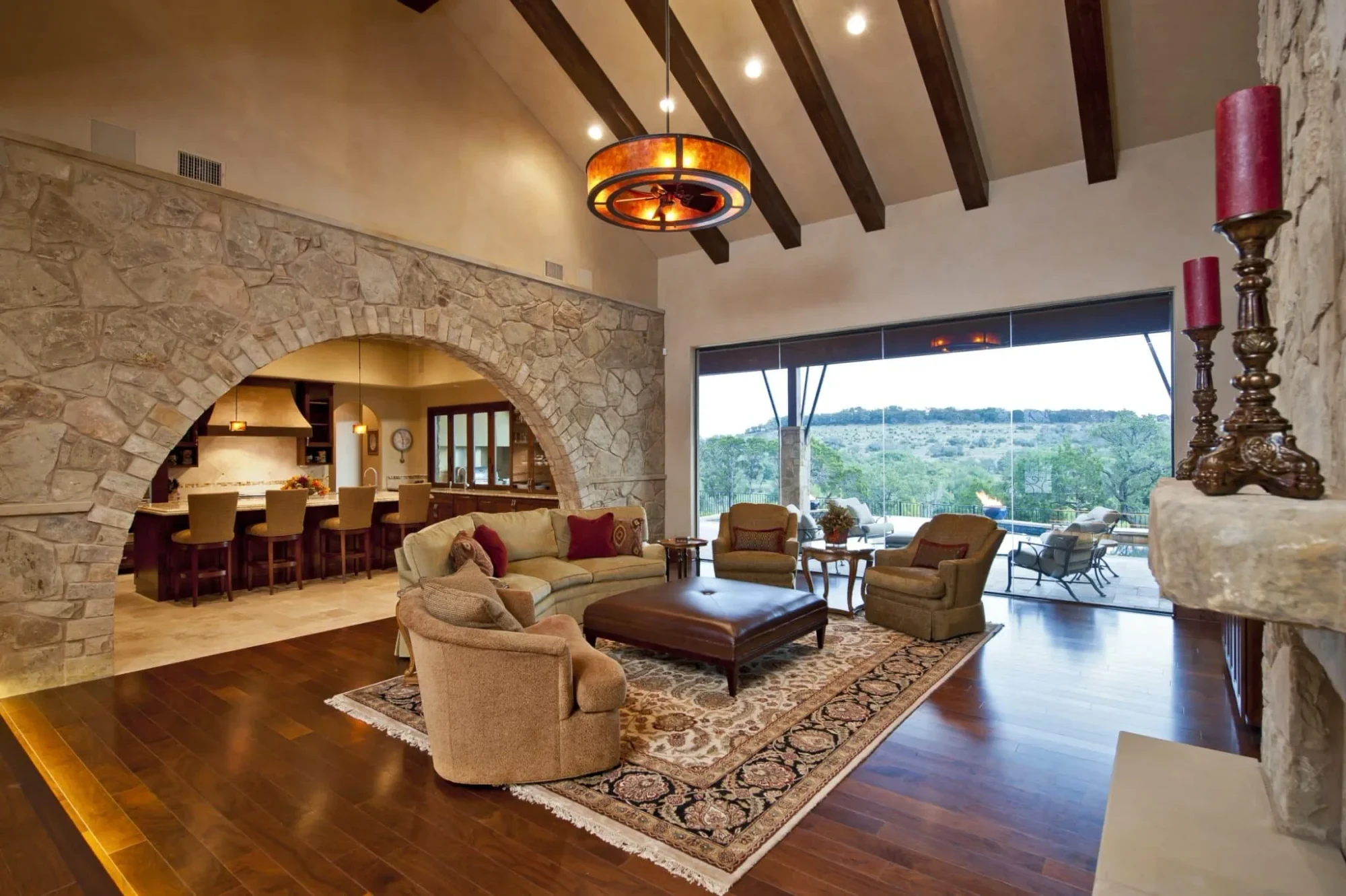 Golf Course Home Spanish Oaks - custom home by Jenkins Design Build Austin TX