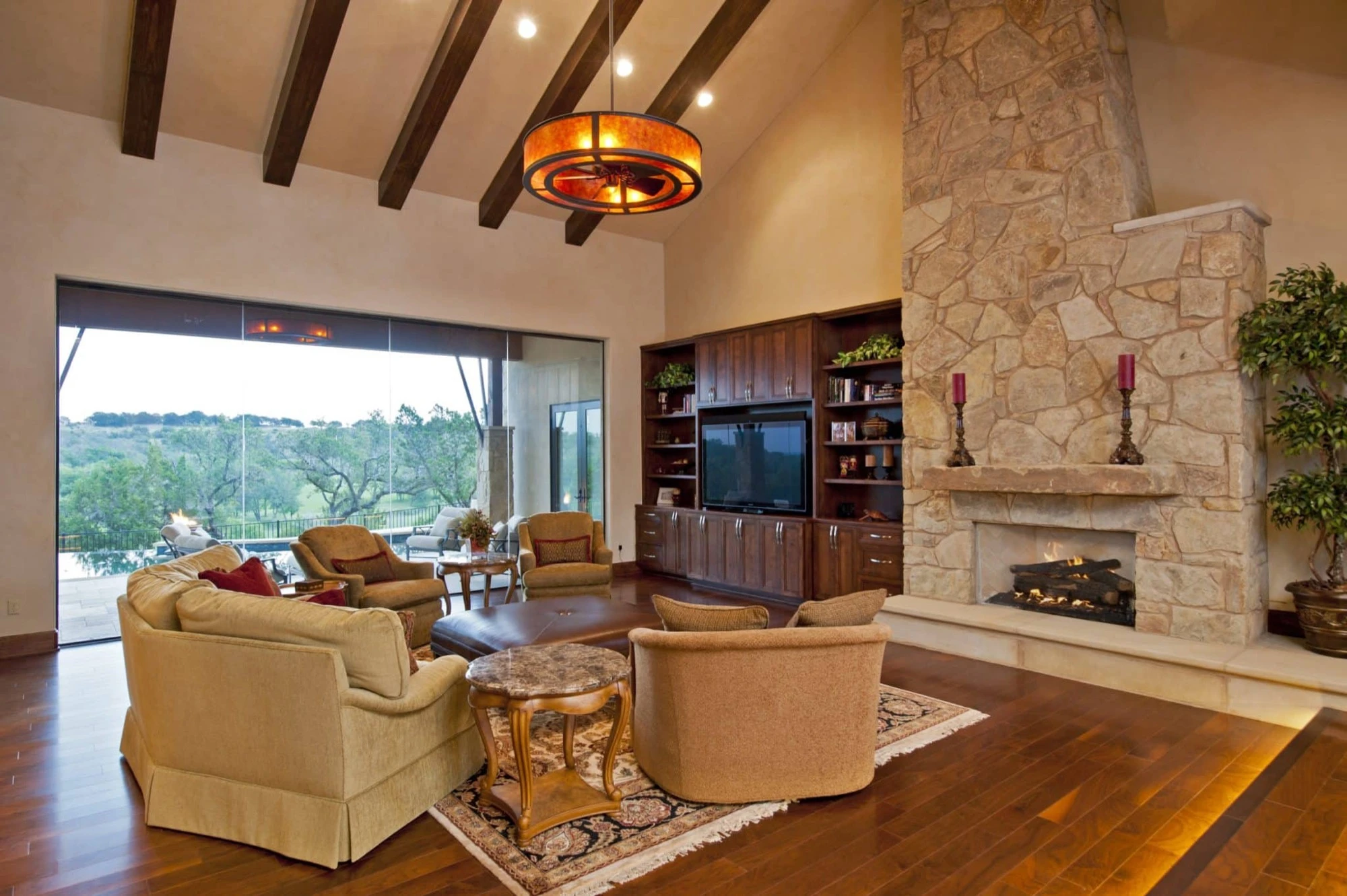 Golf Course Home Spanish Oaks - custom home by Jenkins Design Build Austin TX