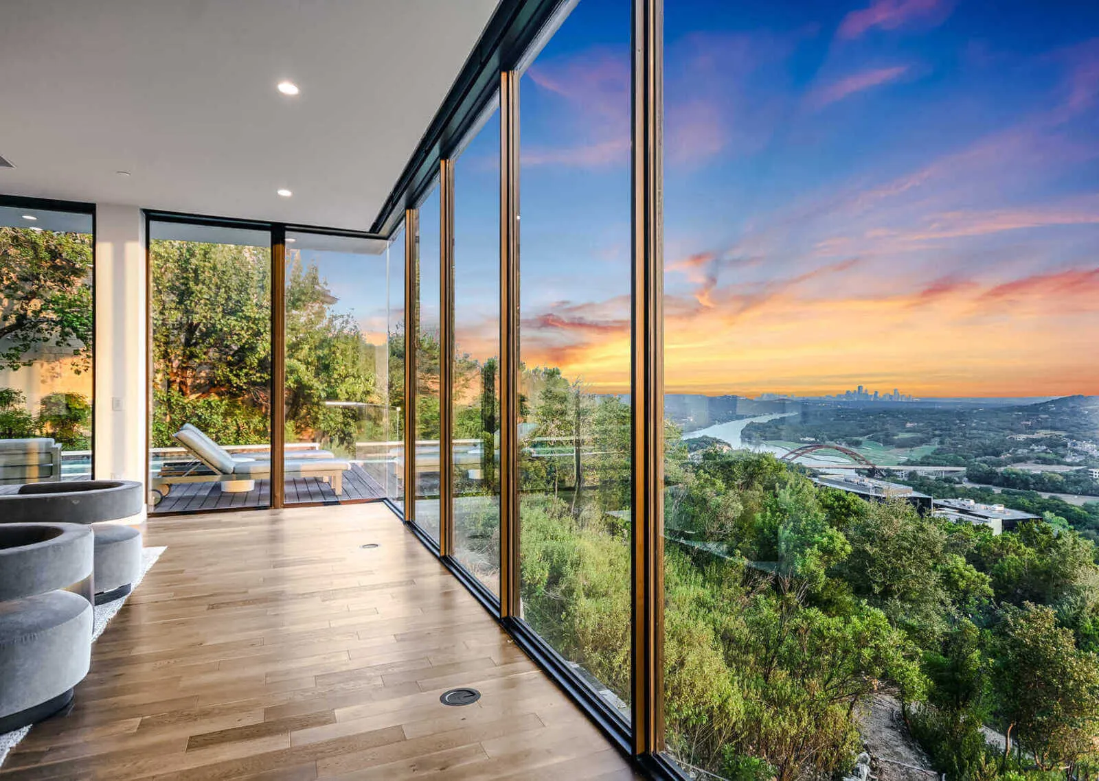 Luxury Austin Home Window Waterproofing, Hill Country View