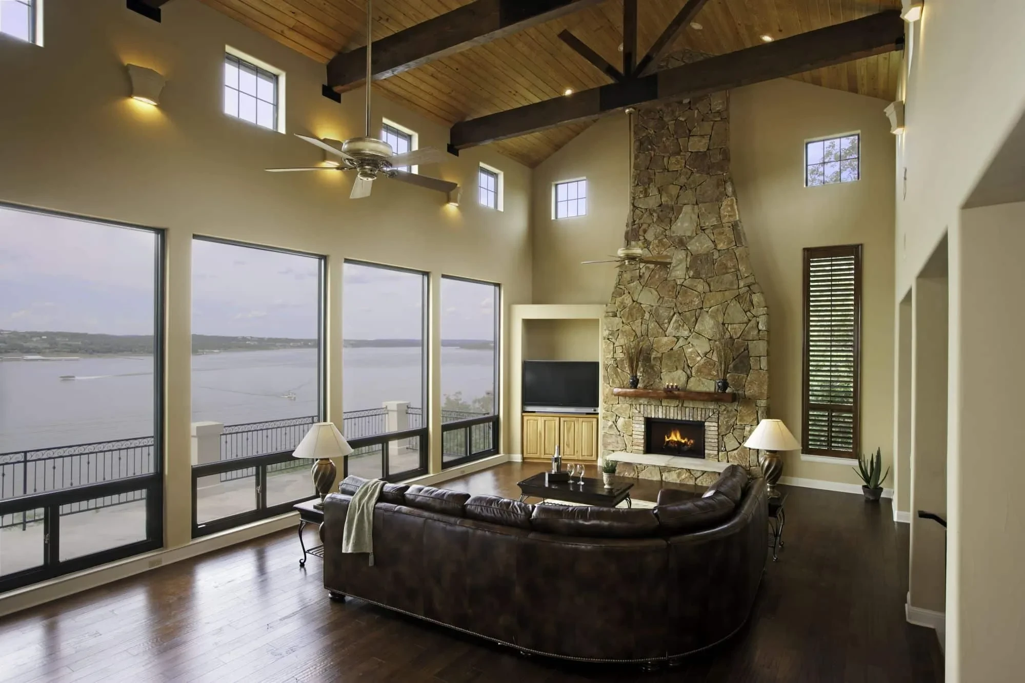The Colorado Style Lake Home - custom home by Jenkins Design Build Austin TX