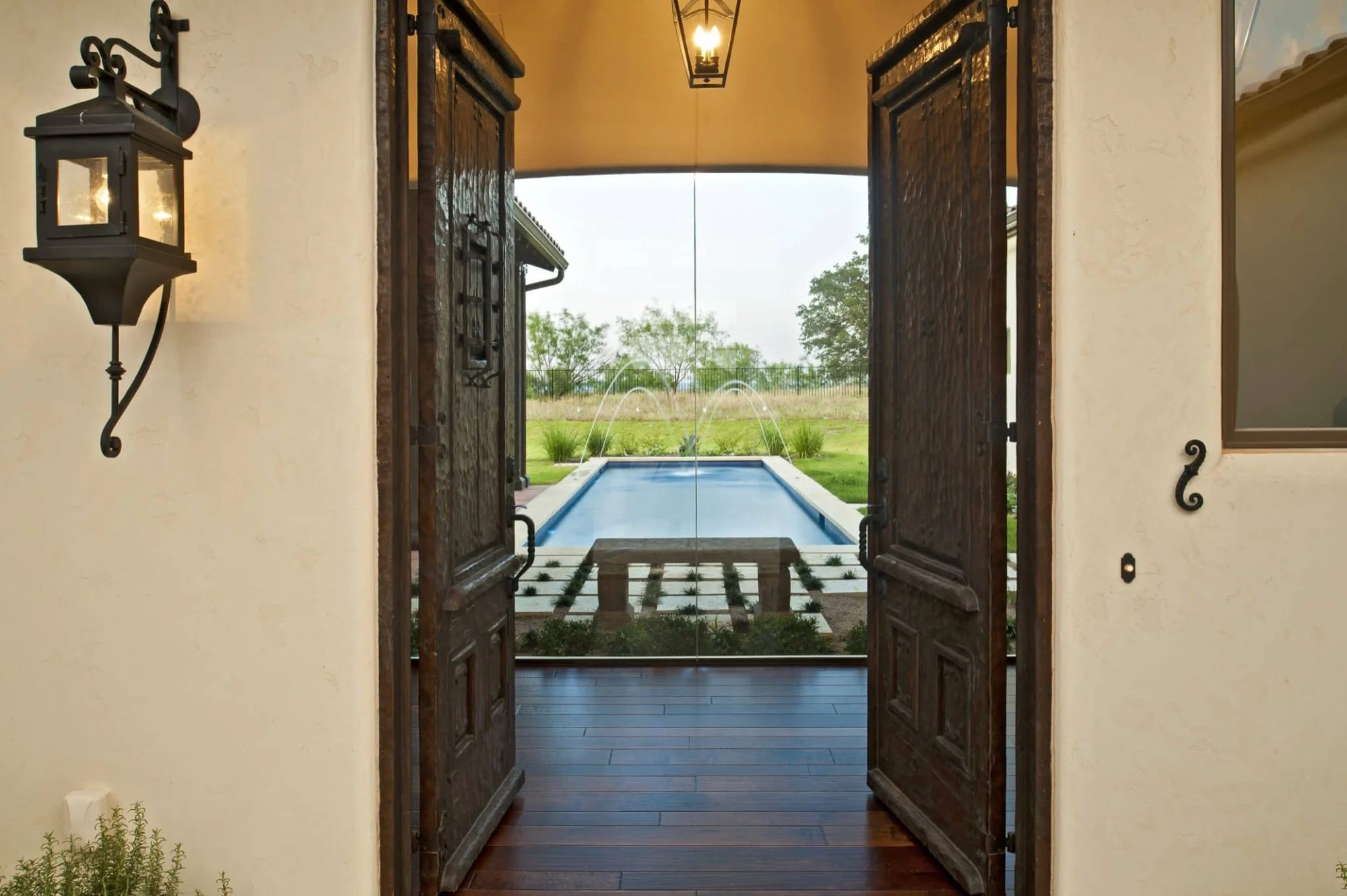 Parade Home Spanish Mission in Horseshoe Bay - custom home by Jenkins Design Build Austin TX
