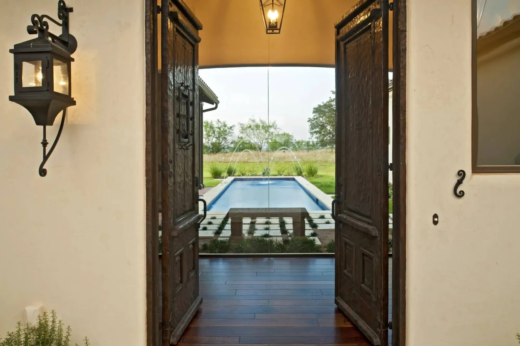 Parade Home Spanish Mission in Horseshoe Bay - custom home by Jenkins Design Build Austin TX