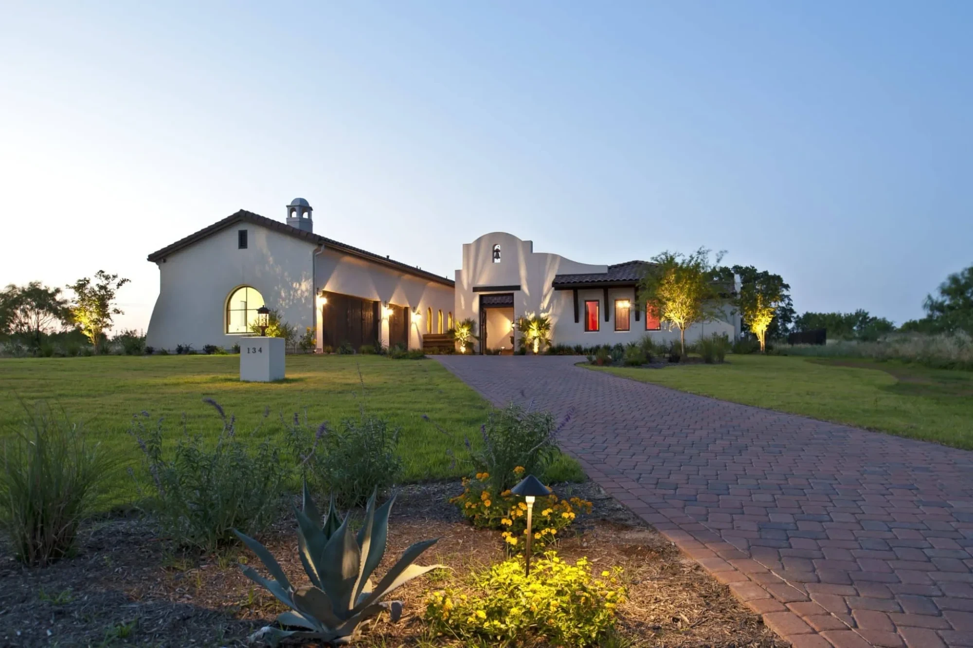 Parade Home Spanish Mission in Horseshoe Bay - custom home by Jenkins Design Build Austin TX