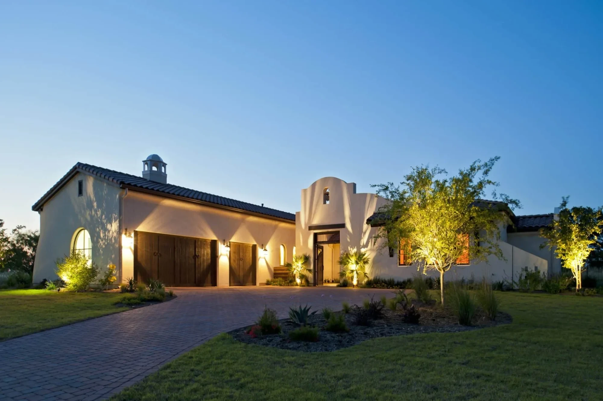 Parade Home Spanish Mission in Horseshoe Bay - custom home by Jenkins Design Build Austin TX