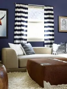 navy blue meets black and beige