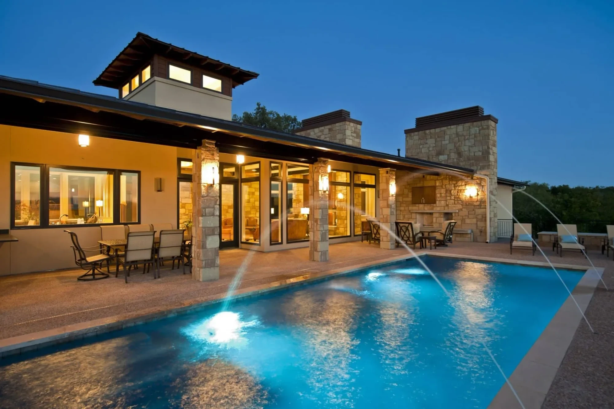 Hill Country Modern - custom home by Jenkins Design Build Austin TX