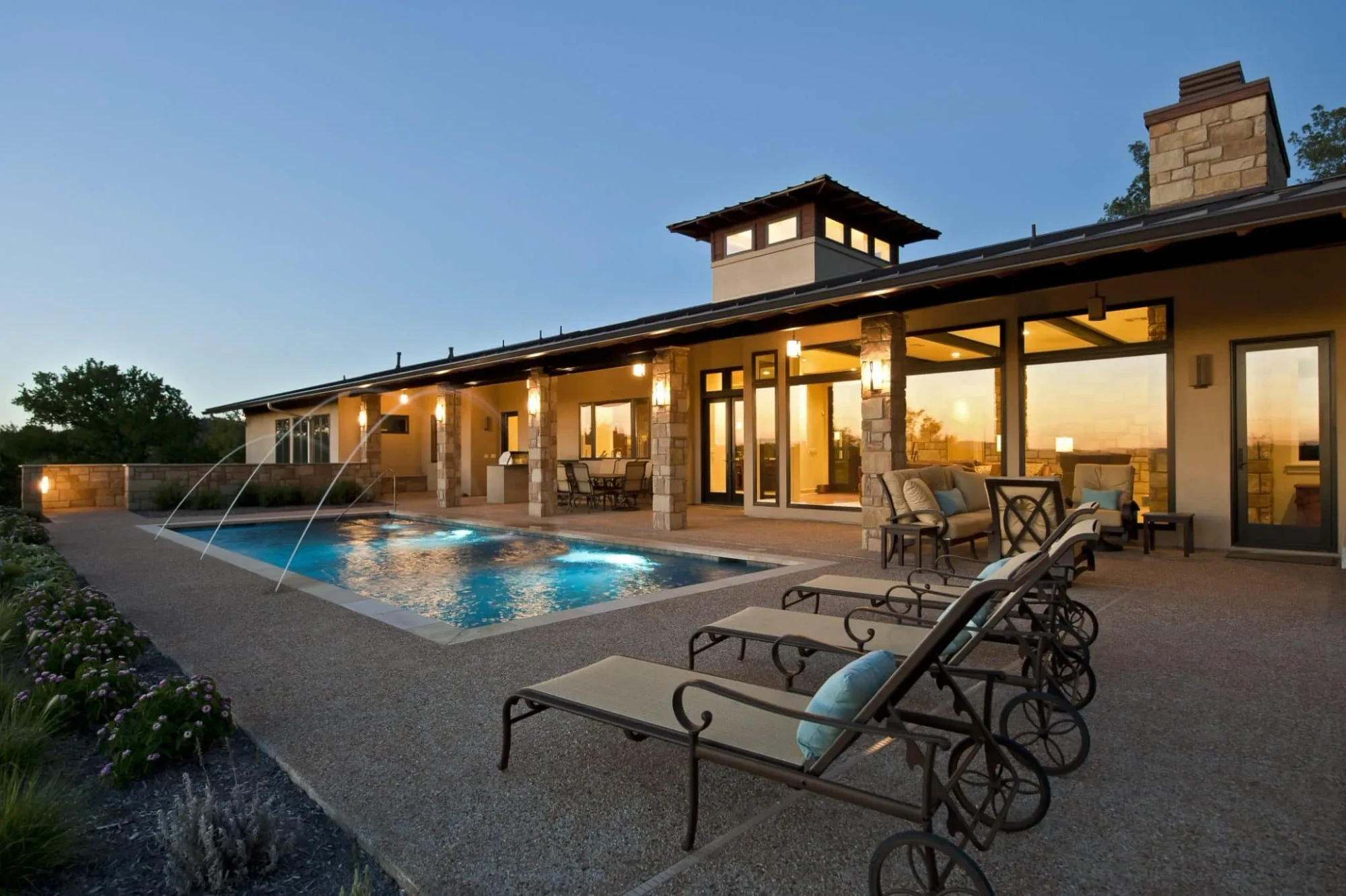 Hill Country Modern - custom home by Jenkins Design Build Austin TX