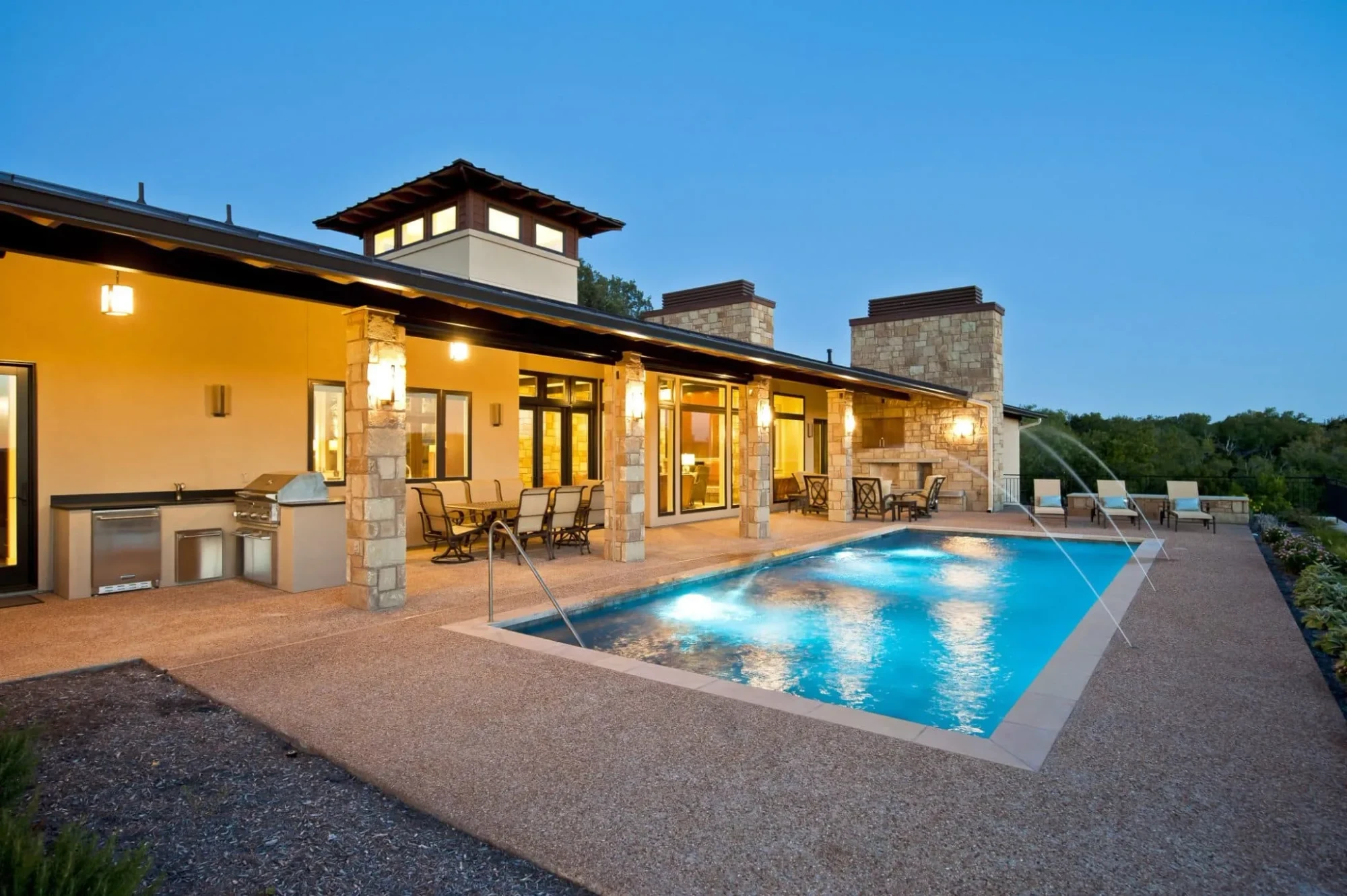 Hill Country Modern - custom home by Jenkins Design Build Austin TX
