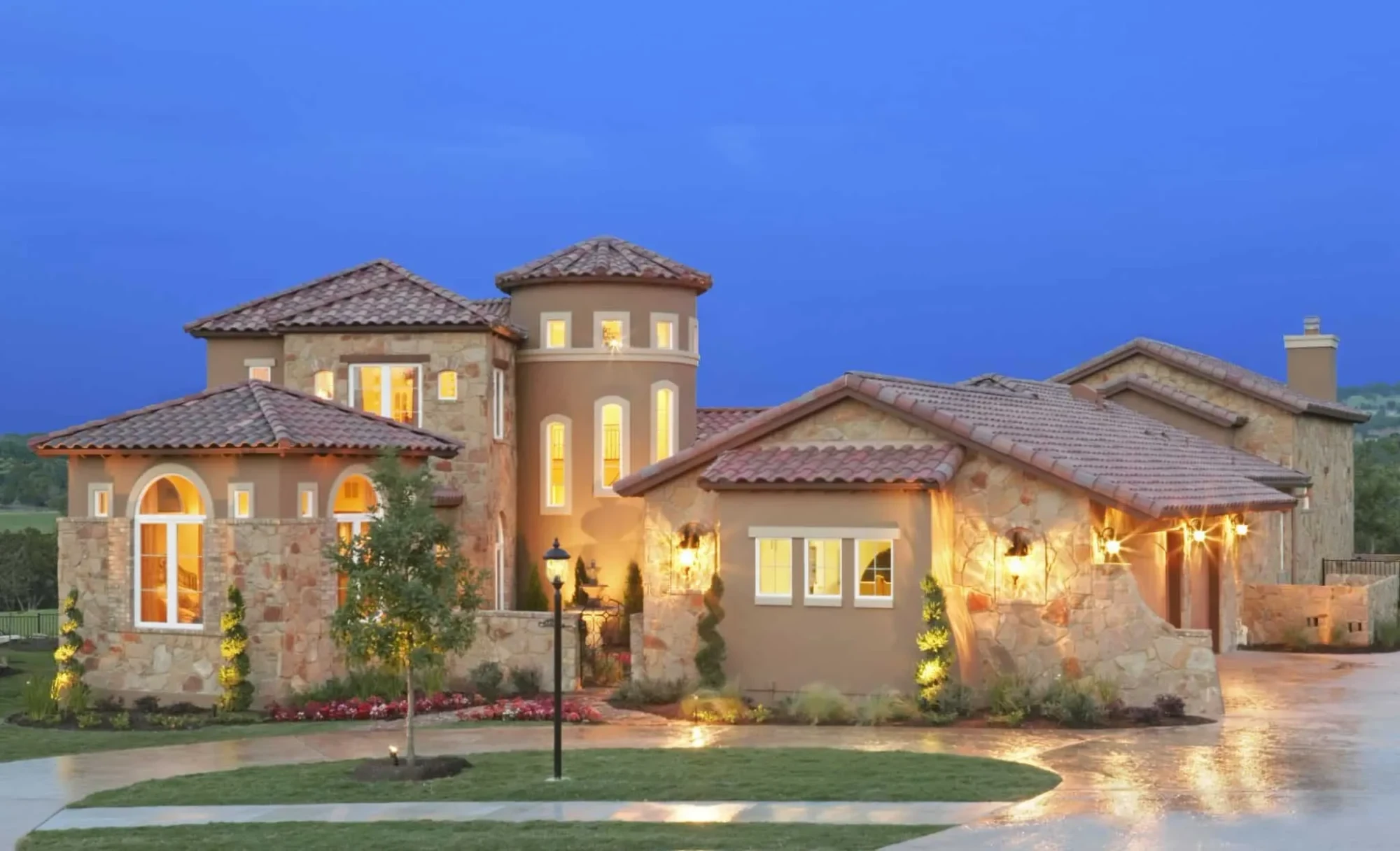 Tuscan Showcase Home - custom home by Jenkins Design Build Austin TX