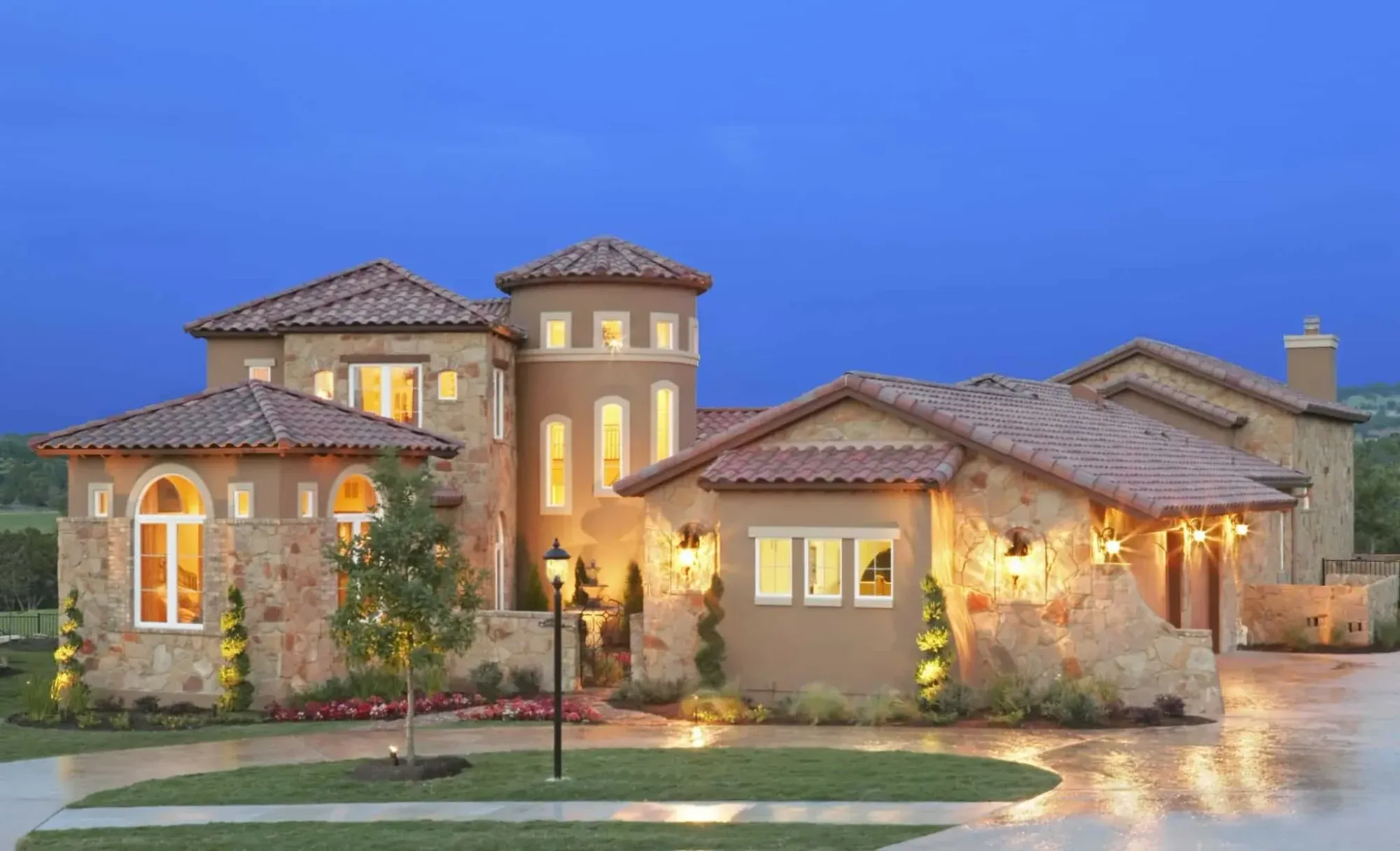 Tuscan Showcase Home - custom home by Jenkins Design Build Austin TX