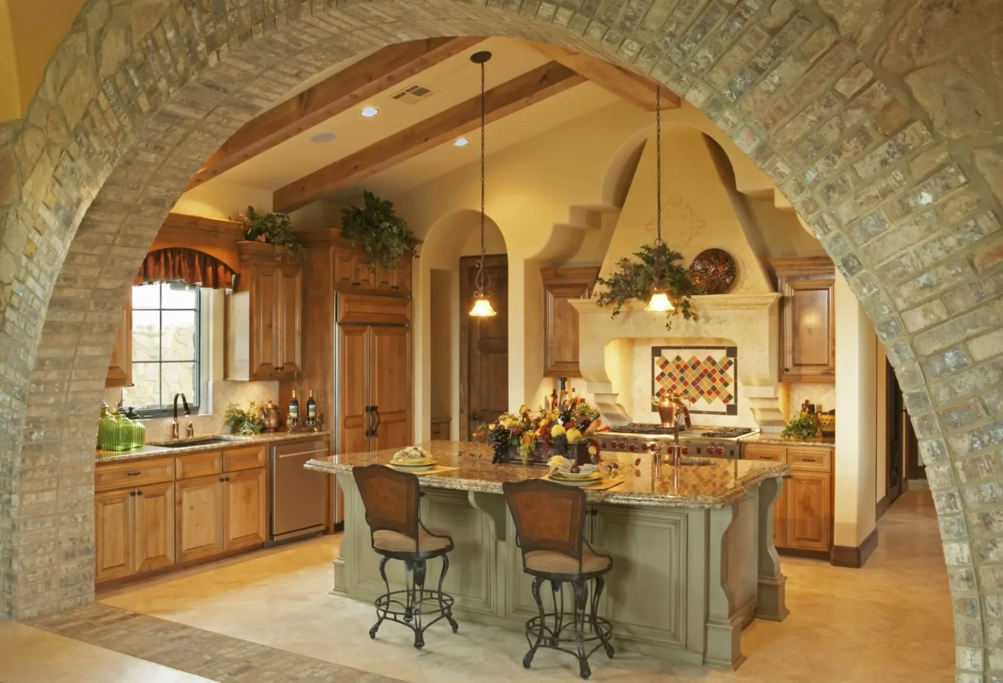 Tuscan Showcase Home - custom home by Jenkins Design Build Austin TX