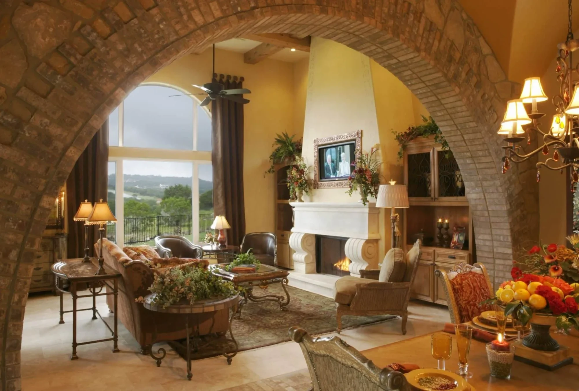 Tuscan Showcase Home - custom home by Jenkins Design Build Austin TX