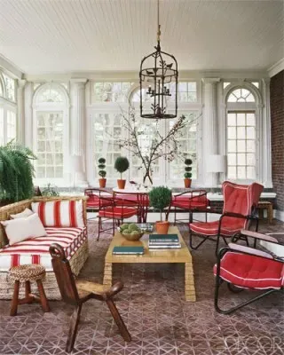 sunroom in tuxedo park stylish designer showrooms