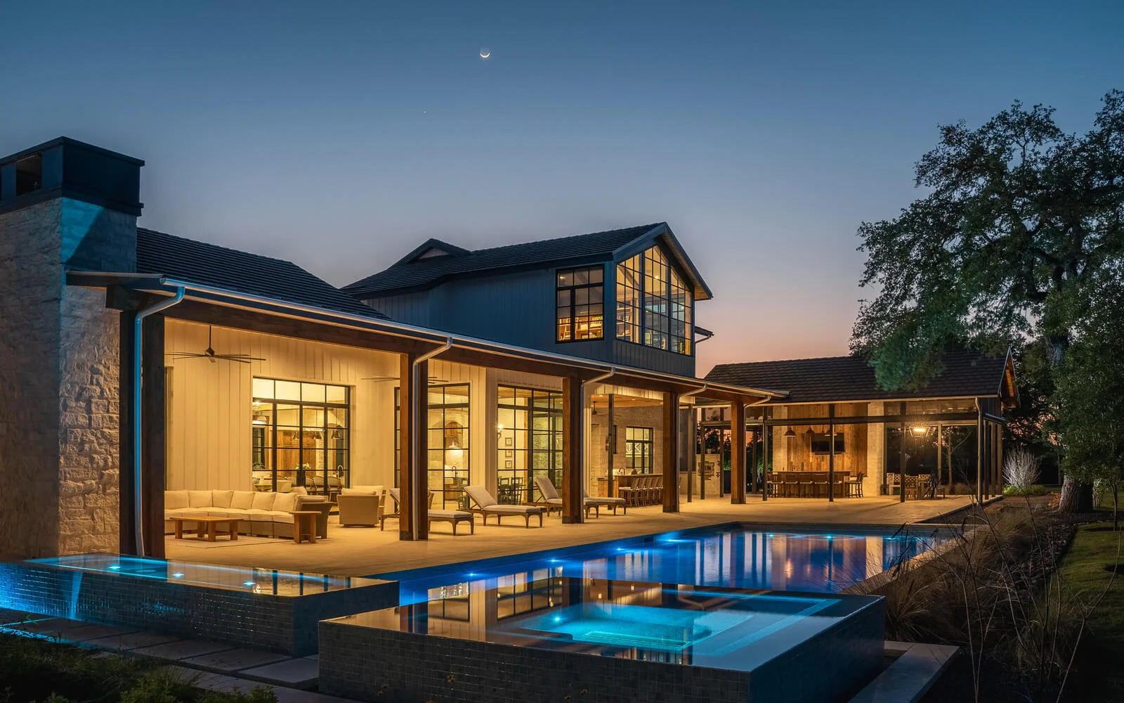 Tres Sietes - custom home by Jenkins Design Build Austin TX