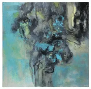 turquoise wall art