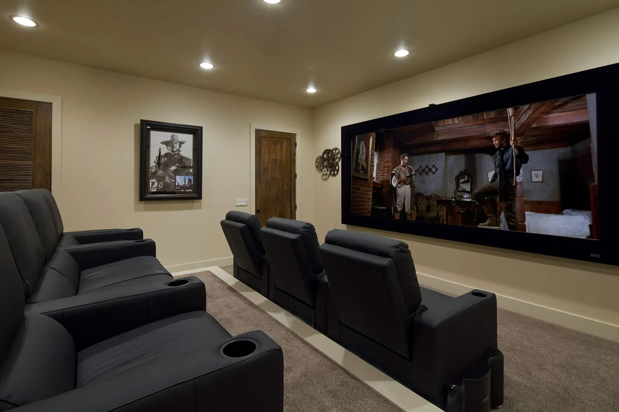 Media ' Entertainment Spaces - custom home by Jenkins Design Build Austin TX