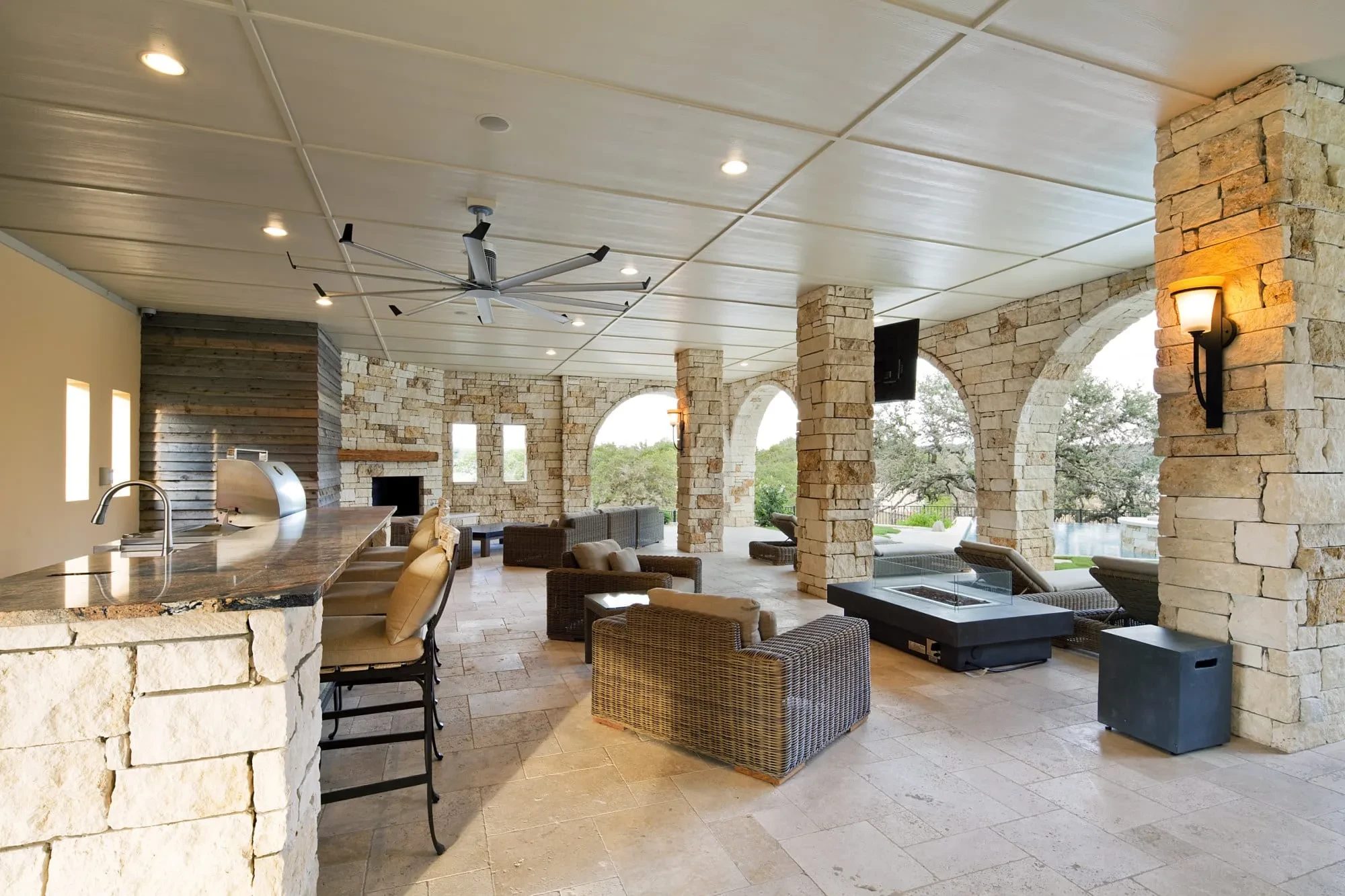 Pools ' Outdoor Living - custom home by Jenkins Design Build Austin TX