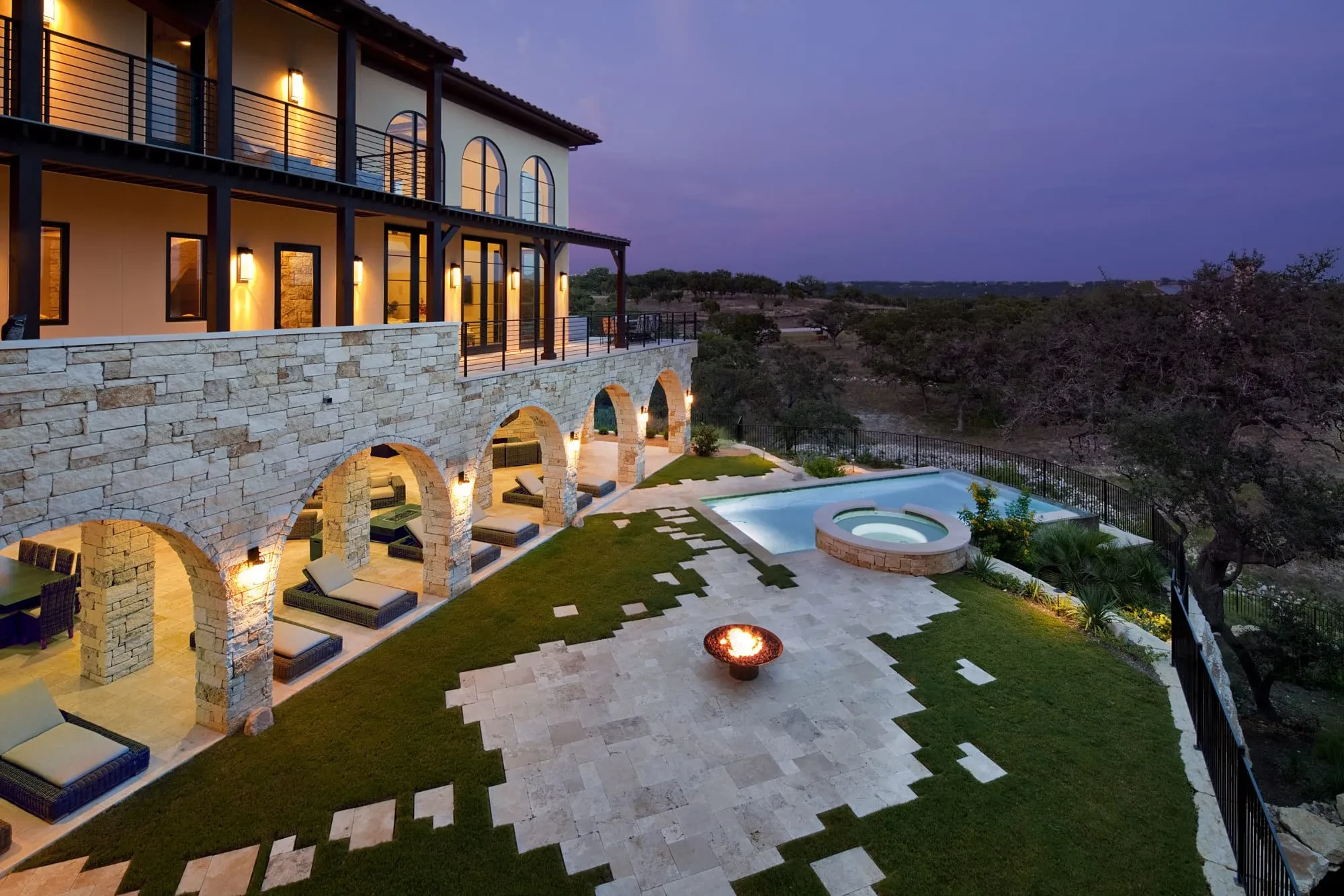 Pools ' Outdoor Living - custom home by Jenkins Design Build Austin TX